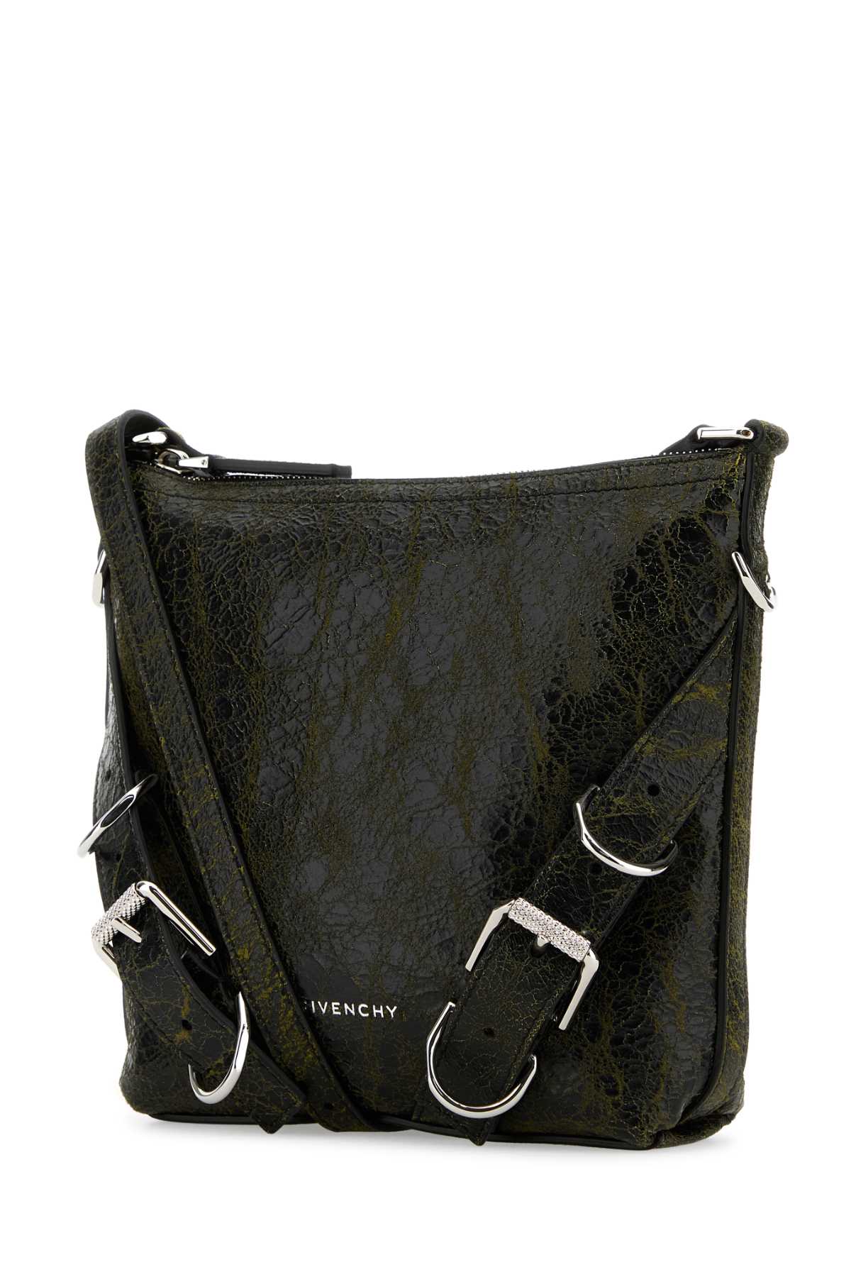 Givenchy Two Tone Leather Voyou Crossbody Bag
