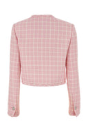 Versace Embroidered Tweed Blazer