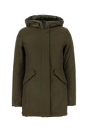 Giacca di cotone verde dell'esercito di Woolrich