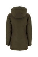 Giacca di cotone verde dell'esercito di Woolrich