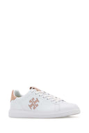 Tory Burch White Nappa Leather Howell Court Sneakers