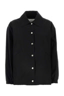Jil Sander schwarze Baumwolljacke