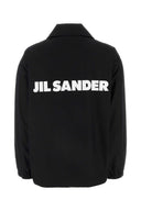 Jil Sander schwarze Baumwolljacke