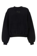 T By Alexander Wang Black Cotton Sweatshirt