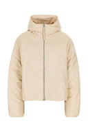 Jil Sander Cream Nylon Blend Down Jacket