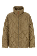 Jil Sander Khaki Nylon Down Curt