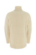 Jil Sander Ivory Alpaca Blend Sweater