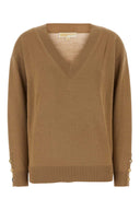 Michael By Michael Kors Camel Wool Sweater