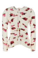Magda Butrym Printed Stretch Cupro Top