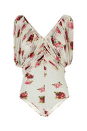 Magda Butrym Printed Jersey Bodysuit
