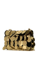 Paco Rabanne Gold Maxi Sequins Nano Shoulder Bag