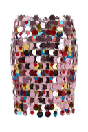 Paco Rabanne Multicolor Maxi Speecins Skirt