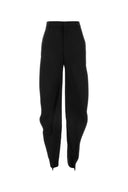 Y Project Black Stretch Polyester Blend Pant