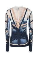 Y Project Printed Stretch Nylon Top