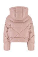 Giacca in nylon rosa pastello khrisjoy