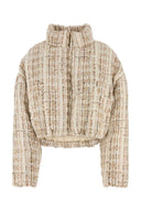 Giacca in tweed ricamata da khrisjoy