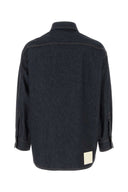 Valentino Garavani Blu scuro Denim Oversize Shirt
