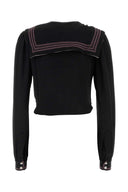 Bode Black Silk Seafarer Shirt