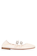 Roger Vivier Mini Strap Strass Strass Ballerina