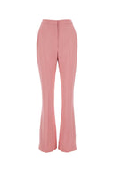 Alexander Mcqueen Pink Crepe Cigarette Pant