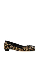 Alexander Mcqueen Printed Calf Hair Armadillo Ballerinas