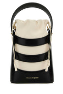 Alexander Mcqueen Two Tone Leather Mini The Rise Bucket Bag