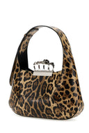 Alexander Mcqueen Printed Leather The Jewelled Hobo Shoulder Bag