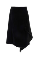 Dries Van Noten Black Velvet Skirt