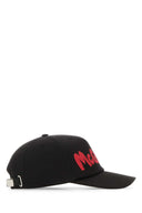Alexander McQueen Black Cotton Baseball Cap