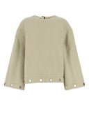 Nanushka Sand Wool Blend Oversize Anwen Blouse