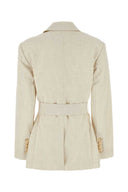Camilla And Marc Sand Stretch Polyester Blend Floris Blazer
