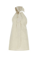 Camilla And Marc Sand Stretch Polyester Blend Floris Top