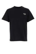 A.P.C. Zwart katoenen T-shirt