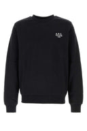 A.P.C. Black Cotton Sweatshirt