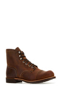 Red Wing Stiefeletten aus karamellfarbenem Leder