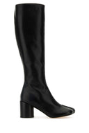 Mm6 Maison Margiela Black Leather Boots