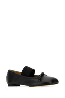 Mm6 Maison Margiela Anatomische Ballerinas aus schwarzem Leder