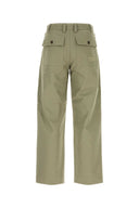 Maison Kitsune Sage Green Baumwollhose