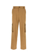 Maison Kitsune Camel Cotton Cargo Pant