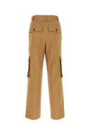 Maison Kitsune Camel Cotton Cargo Pant