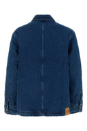Maison Kitsune Denim gepolsterte Jacke