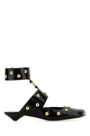 Chloe Black Leather Jade Sabot