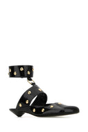 Chloe Black Leather Jade Sabot