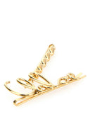 Chloe Gold Metal Chloã© Iconic Hair Clips