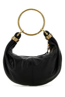 Chloe Black Leather Bracelet Handbag