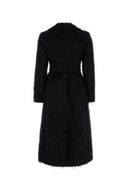 Sportmax Black Alpaca Blend Modico Coat