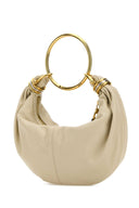 Chloe Ivory Leather Bracelet Handbag