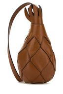 Chloe Caramel Leather Ananas Shoulder Bag