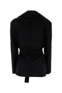 Manteau sportmax en laine noire