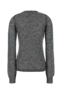 Sportmax Grey Alpaca Blend Fiamma Sweater